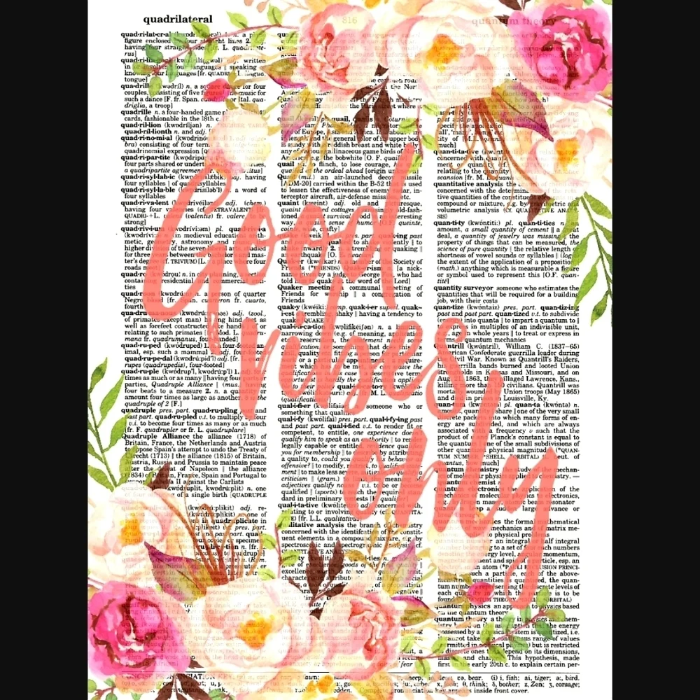 Good Vibes Only Vintage Dictionary Art Print